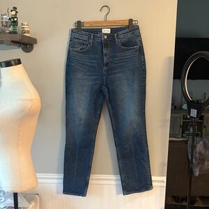 DRIFTWOOD Women's Straight Leg Jeans in Medium Blue Wash